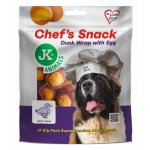 JK ANIMALS Chef's Meat Snack kachní wrap s vajíčkovými žloutky 200 g – Zboží Dáma