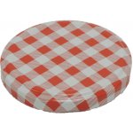 Zavařovací víčko KÁRO ČERVENÉ TO 66 RTS (paster do 105°C) Počet kusů v balení: 1 – Zboží Dáma