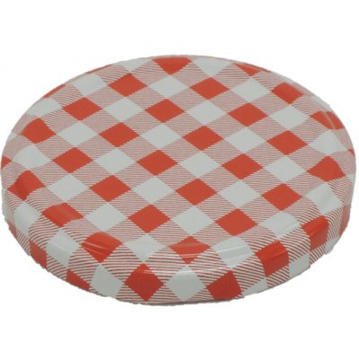 Zavařovací víčko KÁRO ČERVENÉ TO 66 RTS (paster do 105°C) Počet kusů v balení: 1 – Zboží Dáma