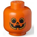 LEGO® Oranžový úložný box ve tvaru dýně Pumpkin 27 cm – Zboží Dáma