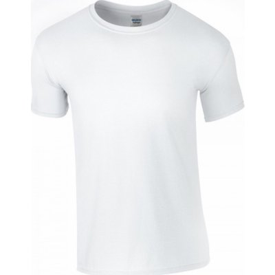 Měkčené tričko Gildan SoftStyle s krátkým rukávem Bílá