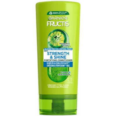 Garnier Fructis Strength & Shine Posilující balzám pro všechny typy vlasů bez lesku a síly 200 ml – Zboží Dáma
