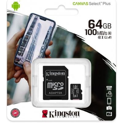 Kingston 64 GB SDC10G2/64GB – Zboží Mobilmania