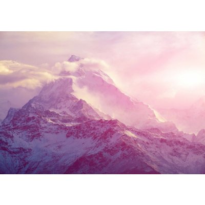Postershop Fototapeta vliesová Zasněžené hory, rozměry 416x254 cm – Zboží Mobilmania