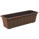 Plastkon Samozavlažovací truhlík Garden Flor 80 cm hnědý