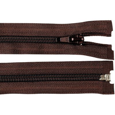 Prima-obchod Spirálový zip No 5 délka 30 cm bundový POL, barva 304 hnědá čokoládová – Hledejceny.cz