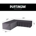 Aerocover 7944 Ochranný obal na zahradní rohovou sedačku 220x220x90 v.70 cm – Hledejceny.cz