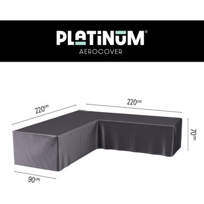 Aerocover 7944 Ochranný obal na zahradní rohovou sedačku 220x220x90 v.70 cm – Hledejceny.cz