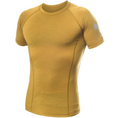 Sensor pánské funkční tričko Merino Air Mustard žlutá – Zbozi.Blesk.cz