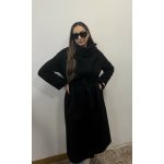 Dlouhý kabát černá – Zboží Mobilmania