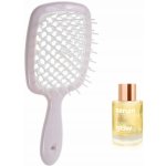 Jäneke kartáč Superbrush plochý obdélník černá ručka trny Fuchsia – Zboží Mobilmania