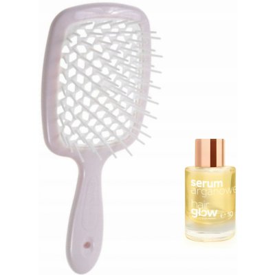 Jäneke kartáč Superbrush plochý obdélník černá ručka trny Fuchsia – Zboží Mobilmania