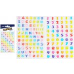 Samolepky písmena číslice mix 80x120mm – Zboží Mobilmania