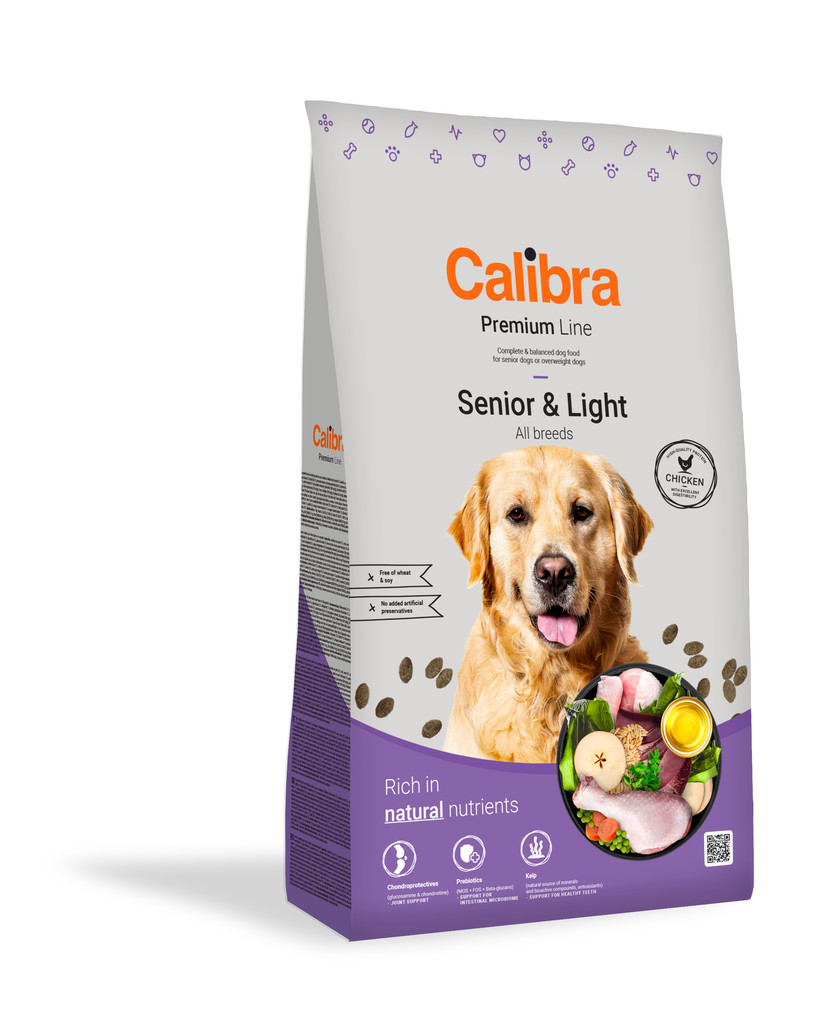Calibra Dog Premium Line Senior & Light 3 x 12 kg
