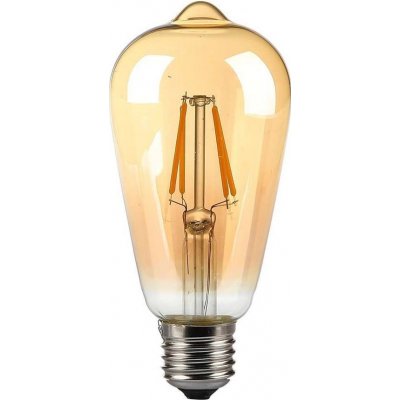 V-TAC LED žárovka FILAMENT AMBER ST64 E27/8W/230V 2200K VT0922 – Zboží Živě
