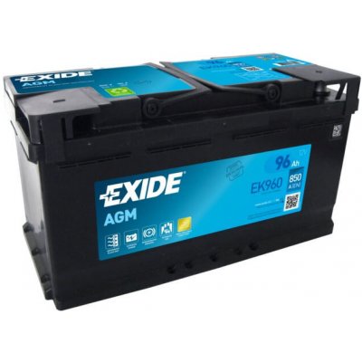 Exide AGM 12V 96Ah 850A EK960 – Zboží Mobilmania