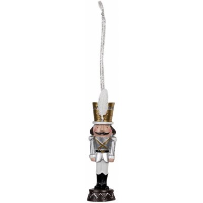 Clayre & Eef Vánoční závěsná ozdoba louskáček 3*3*13 cm – Hledejceny.cz