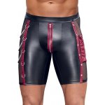 NEK Tight-fitting Cool Matte Look Pants 2133539 Black-Red – Hledejceny.cz