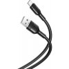 usb kabel XO NB212 USB - Lightning, 2,1A, 1m, černý