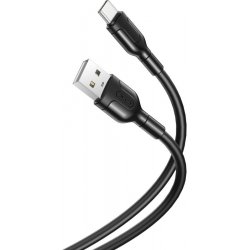 XO NB212 USB - Lightning, 2,1A, 1m, černý
