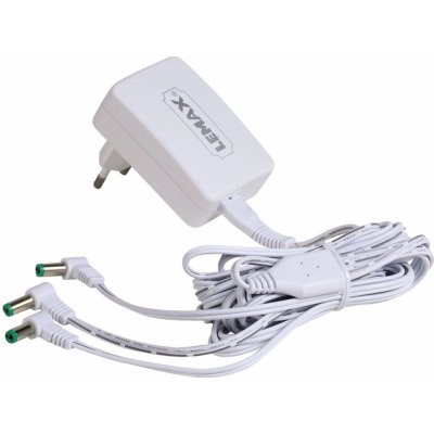 Lemax Adaptér se 3 výstupy 4,5 V bílý Fixed EU Plug V.2 – Hledejceny.cz