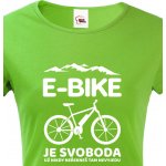Dámské tričko E-bike Zelená – Sleviste.cz