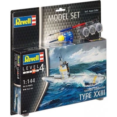 Revell slepovací model Deutsches U-Boot German Submarine TYPE VII C/41 1:144 – Zboží Mobilmania