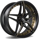 Seventy9 SV-AR 8,5x19 5x120 ET30 deep matt black milled gold | Zboží Auto