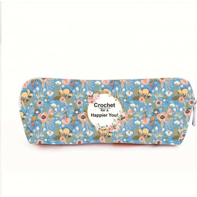 Pouzdro se zipem na uložení háčků a jiné Barva: modrozelená – Zboží Dáma