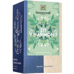 Sonnentor Štěstí je žít v harmonii bio porcovaný dvoukomorový čaj 27 g