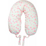 enie baby Kojící polštář SATINE pink leaves – Zboží Dáma