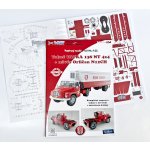 TATRA 138 NT 4x4 s návěsem Orličan N12CH "Maso-Uzeniny"papírový model 1:32 – Zboží Dáma