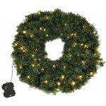IGOTREND vánoční věnec na dveře s LED osvětlením 60 cm – Zboží Mobilmania