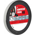 Den Braven B8520BD Kompresní páska HB 20 mm x 6 mm x 6 m černá – Zboží Dáma