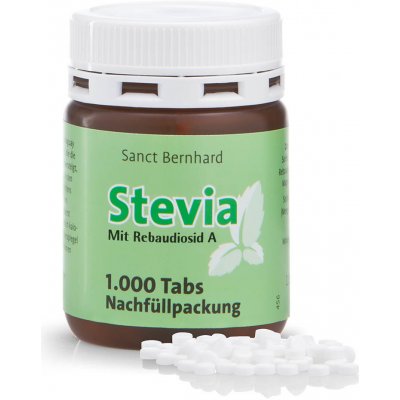 Sanct Bernhard Stevia tablety 1000 tablet – Zbozi.Blesk.cz