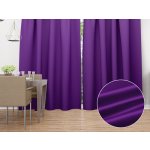 Biante Saténový závěs LUX-L044 Zářivě fialový 140x140 cm – Sleviste.cz