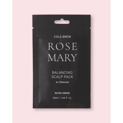 Rated Green Rosemary Balancing Scalp Pack Charcoal 50 ml – Hledejceny.cz