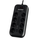 CyberPower Surge Buster 8 zásuvek P0820SUF0-FR – Zboží Živě