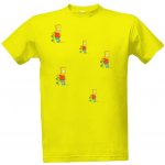 Tričko s potiskem simpson pánské žlutá