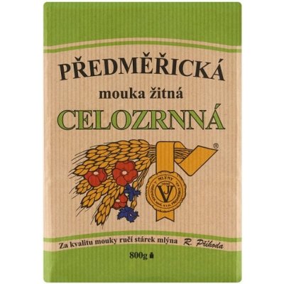 Předměřická Mouka žitná celozrnná 800 g – Sleviste.cz