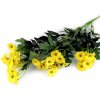 Květina Prima-obchod Umělá mini chryzantéma, barva 2 žlutá