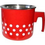 Metalac červený puntík 16cm 2lt – Zboží Dáma