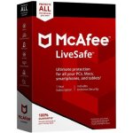 MCAFEE LIVESAFE 1 lic. 3 ROKY (MLS-3Y1D) – Sleviste.cz