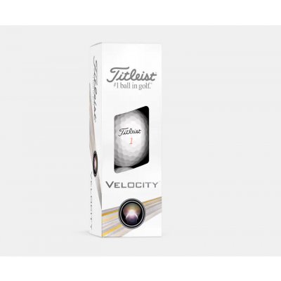 Titleist ball Velocity 2024 White (bílé) 3 ks – Zboží Dáma