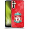 Pouzdro a kryt na mobilní telefon Samsung Pouzdro HEAD CASE Samsung Galaxy A14 5G / LTE ZNAK LIVERPOOL FC OFFICIAL GEOMETRIC RED