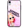 Pouzdro a kryt na mobilní telefon Apple Pouzdro BARBIE Apple iPhone 6 Plus - Express Yourself - skleněné - růžové