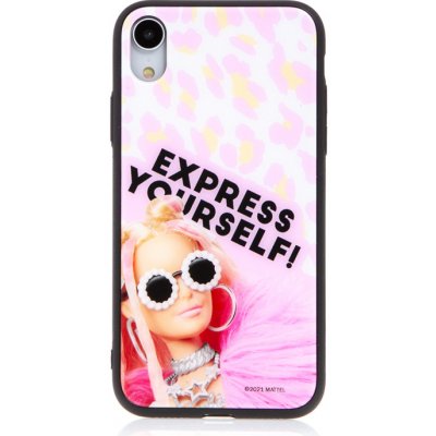 Pouzdro BARBIE Apple iPhone 6 Plus - Express Yourself - skleněné - růžové – Zboží Mobilmania