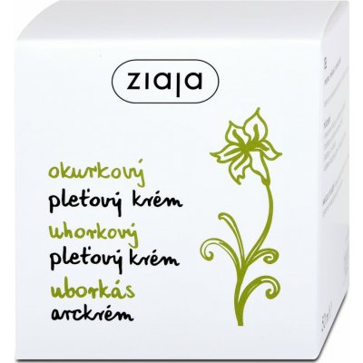 Ziaja okurkový pleťový krém pro mastnou pleť 50 ml – Zboží Mobilmania