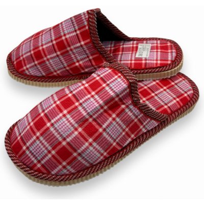 Fashion dámské domácí papuče červené – Sleviste.cz