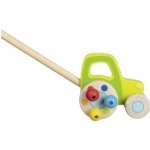 Goki Jezdík na tyči Traktor zelený dřevěný – Hledejceny.cz